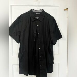 Kenneth Vole Men’s Snap Button Down Short Sleeved Shirt- NWT